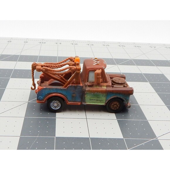 Disney Pixar Cars Supercharged Tow Mater Diecast Mattel Truck L5253 3 Inch - Picture 4 of 8